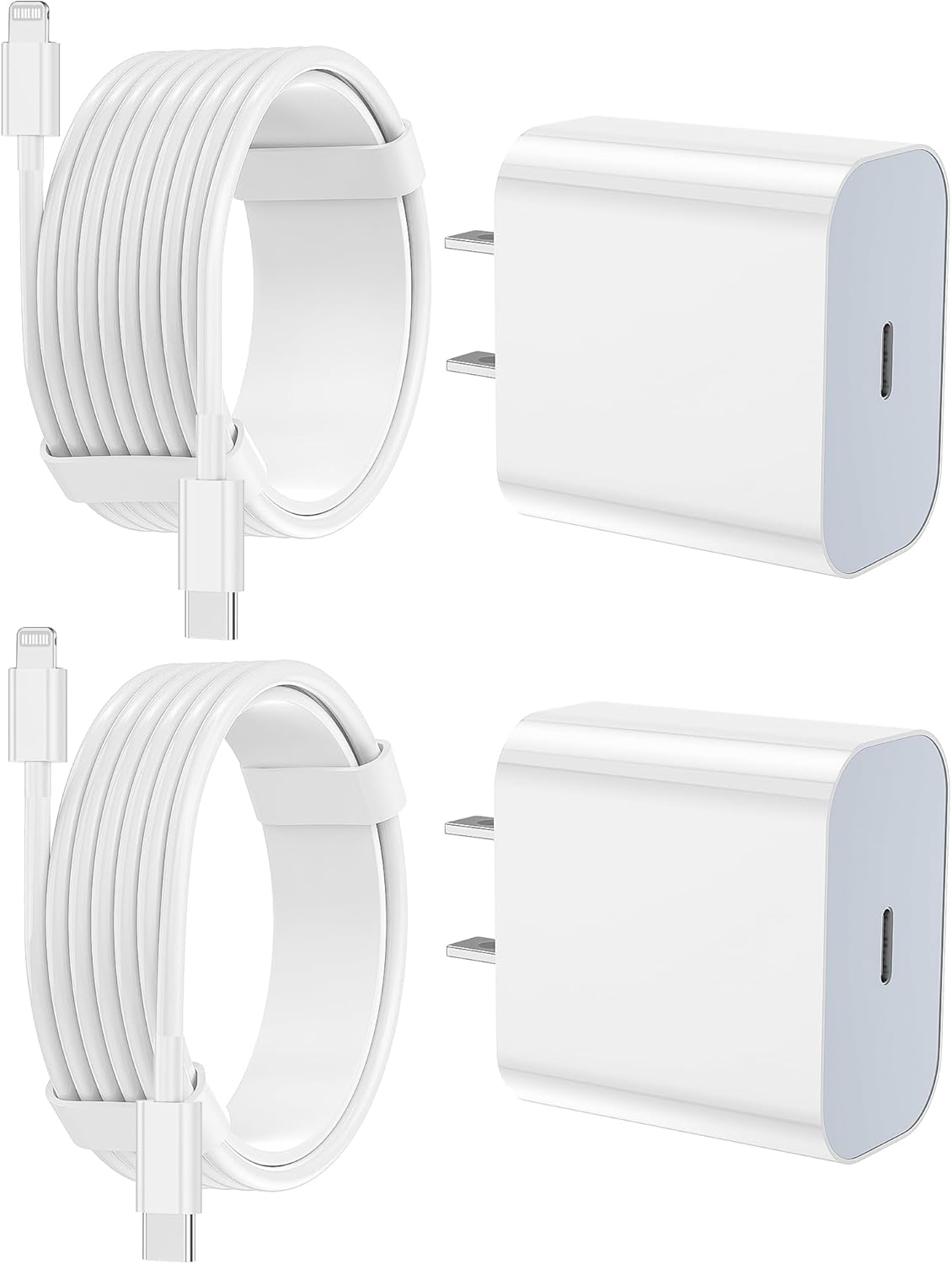 65W -iPhone Charger Super-Fast Charging 2 Pack Type C Wall Charger Block with 2 Pack [6FT&10FT] Long USB C to Lightning Cable for iPhone 14/13/12/12 Pro Max/11/Xs Max/XR/X,AirPods Pro 1 (Copy) (Copy)